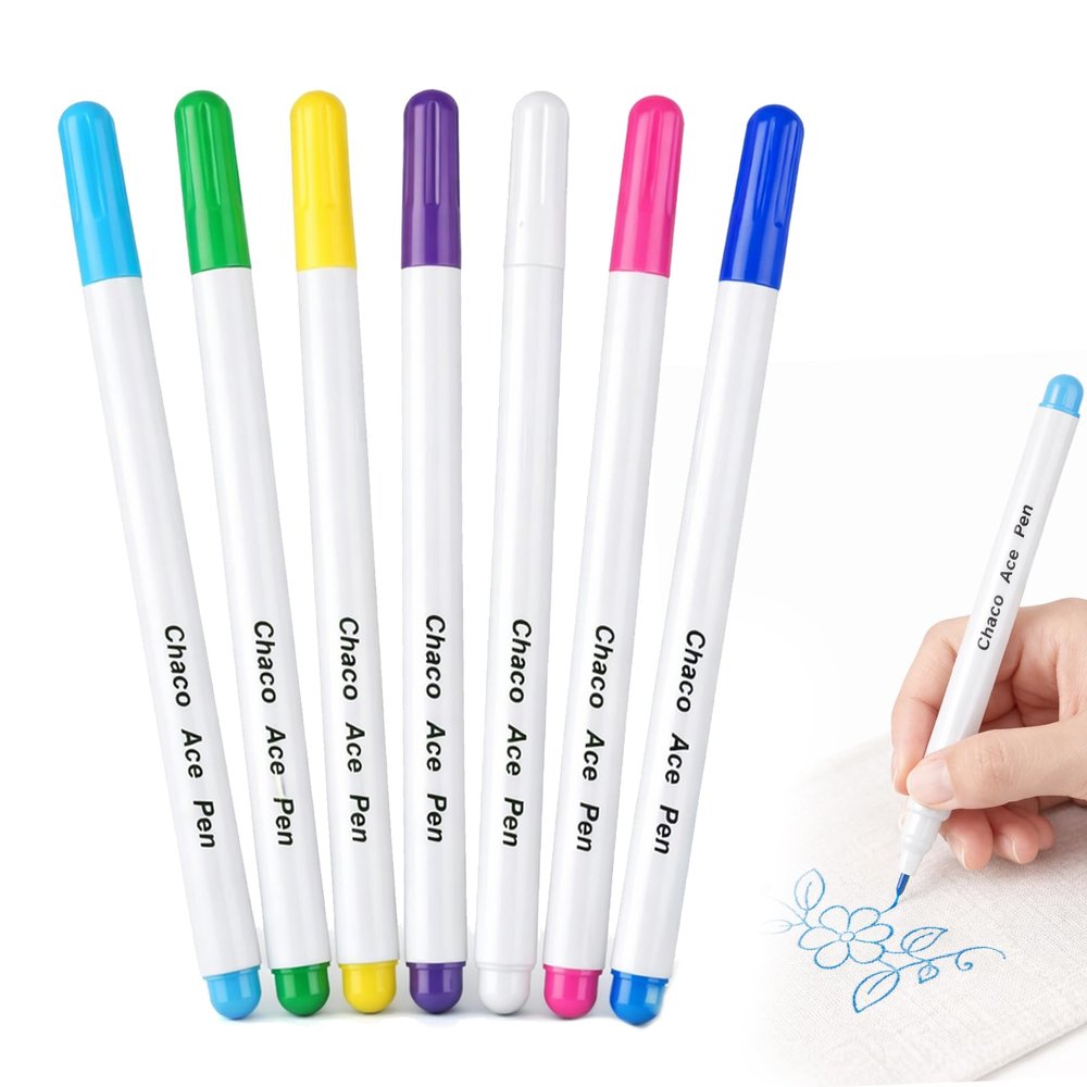 jhsaxza 7-Piece Fabric Chalk Marker Set