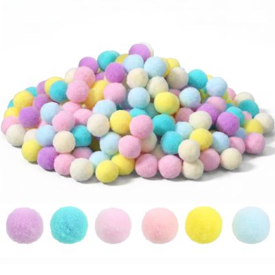 200 Pack Colorful Craft Pom Poms 15mm