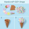 200 Pack Colorful Craft Pom Poms 15mm view 4