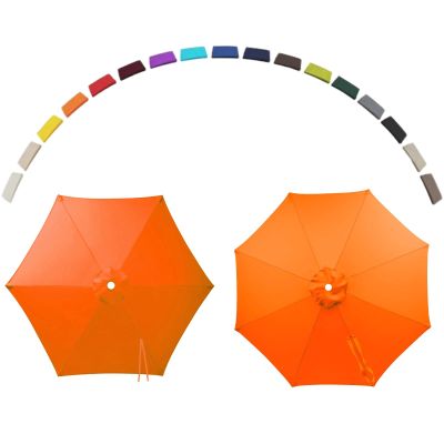 Replacement Canopy for Cantilever Umbrella, 2.0–4.0 m, UV30+, Waterproof, Orange, 8 Ribs, 2.70 m