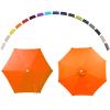 Replacement Canopy for Cantilever Umbrella, 2.0–4.0 m, UV30+, Waterproof, Orange, 8 Ribs, 2.70 m view 1