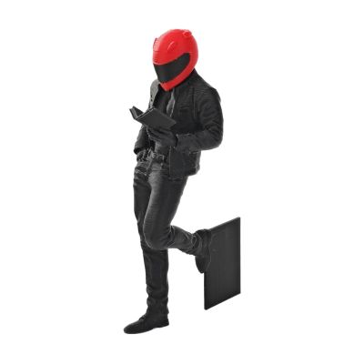 Biker Reader Statue