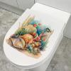 Toilet Seat Sticker - Coral Fish Pattern view 4