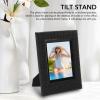 Cryfokt Card Photo Holder with Unique Rivet Design for 3-Inch Photos, Compact and Portable for Special Occasions (BLACK) view 3