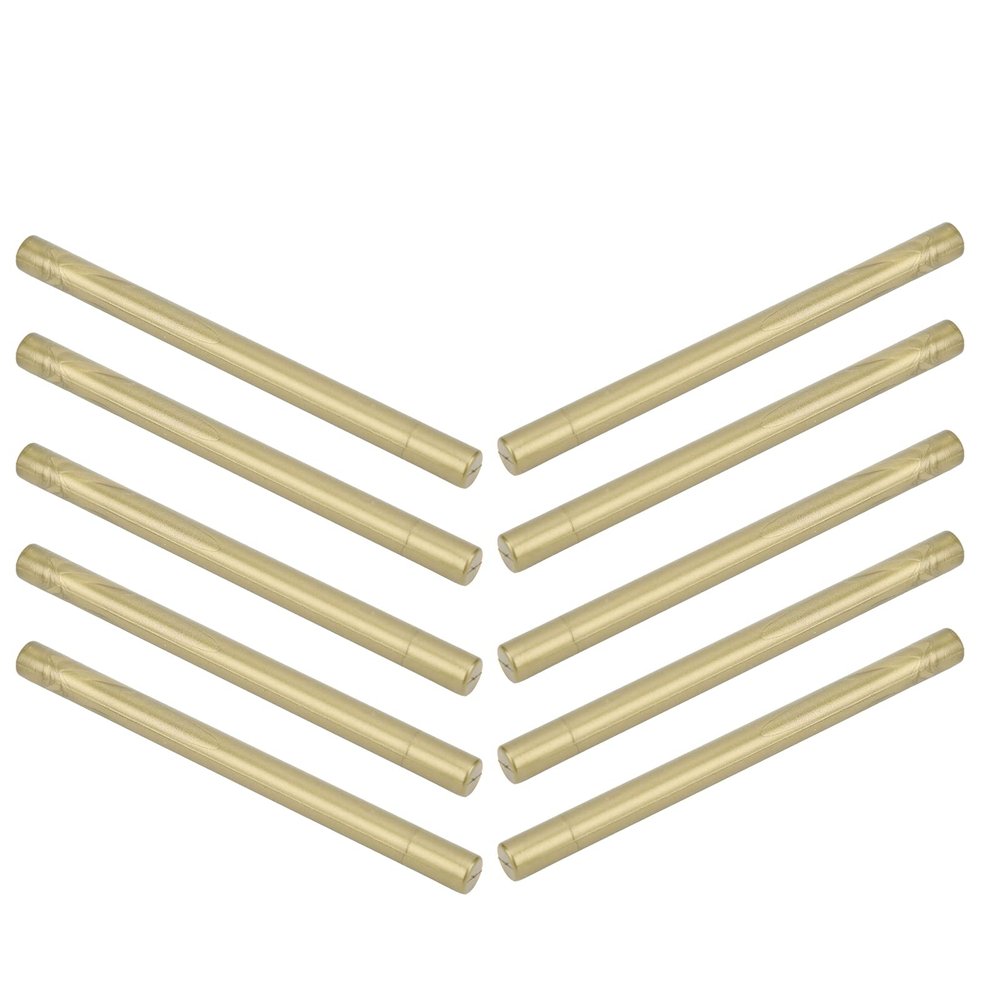 Naroote Seal Wax Sticks, Assorted, Durable, Small Stamp Set for Wedding Envelopes, 10 Pieces