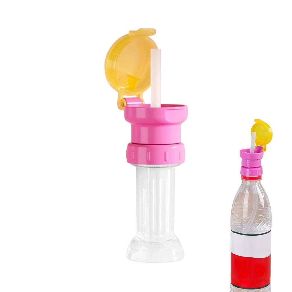 Water Bottle Drinking Attachment - Portable Universal Leak-Proof Cap