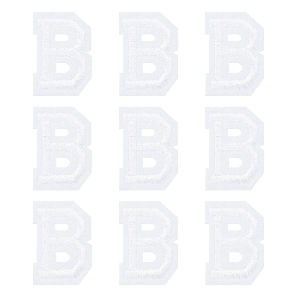 QUARKZMAN Iron-On Letter Patch B 14"
