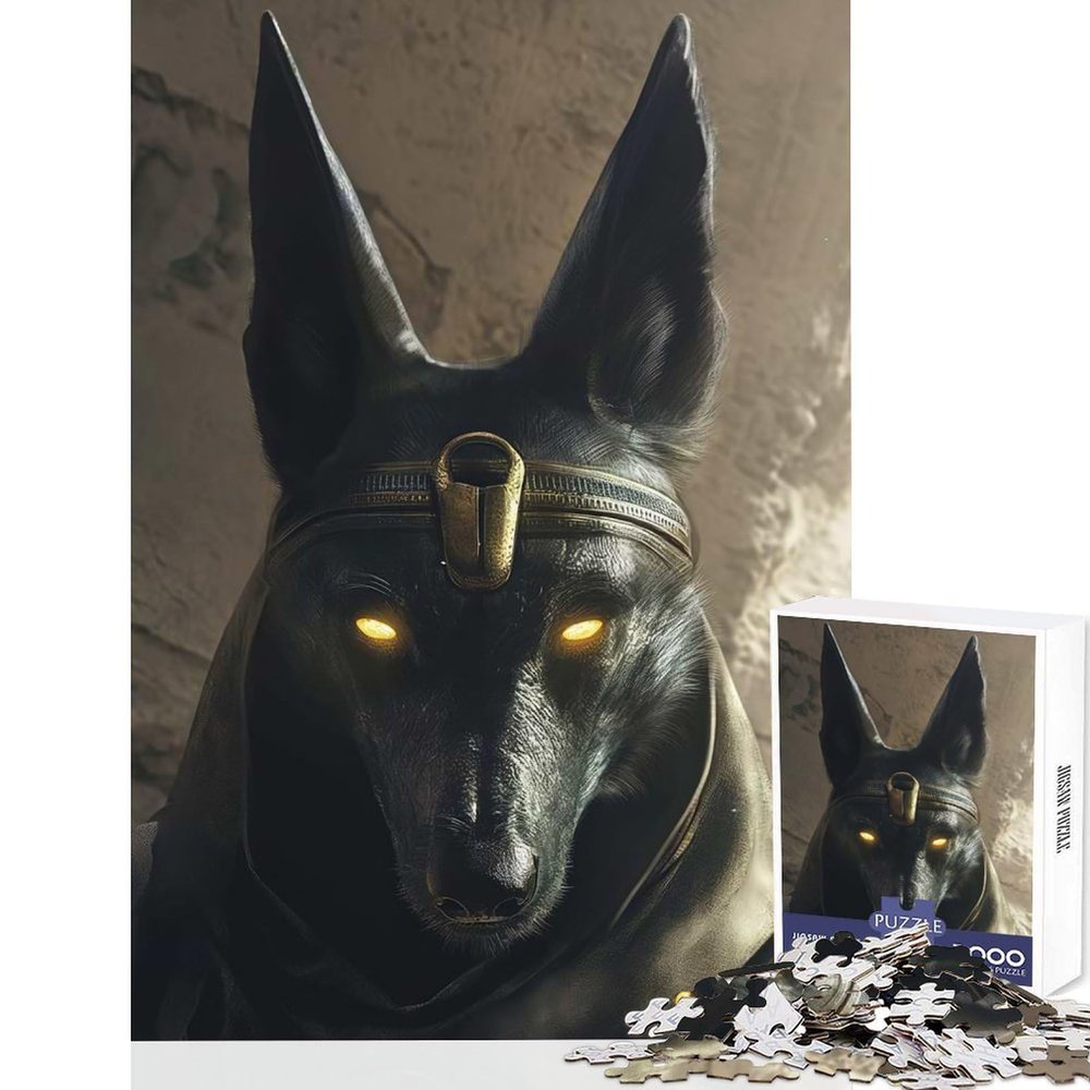 Anubis Puzzle for Adults, 1,000 Pieces, Precision Die-Cut, Rewarding Rainy-Day Activity, 50 x 75 cm