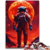 Red Fantasy Astronaut Puzzle, 1000 Pieces, 50 x 75 cm view 4