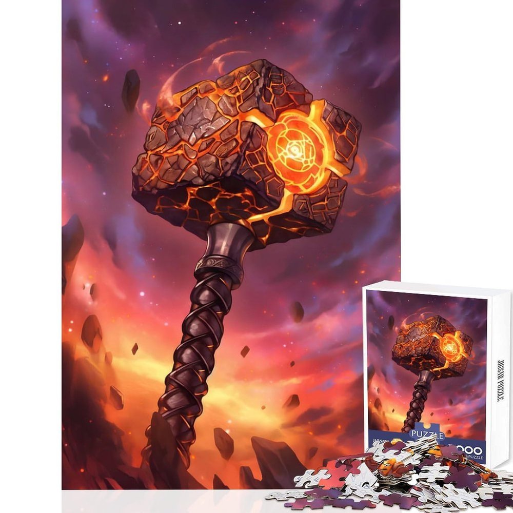 Fire Hammer 1000-Piece Puzzle – Memory Train, Precision Cut, 38 x 52 cm