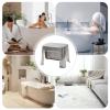 Portable Clear Shower Stool with Storage view 4