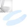 Brrnoo Self-Adhesive Toilet Seat Cover, Soft, Washable, and Reusable Crystal Velvet Cover for Elongated Toilet Seats (Blue) view 1