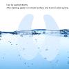 Brrnoo Self-Adhesive Toilet Seat Cover, Soft, Washable, and Reusable Crystal Velvet Cover for Elongated Toilet Seats (Blue) view 2