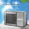 Culnflun AC Unit Cover, Aluminum Foil, Dustproof, Rainproof, Sun Protection, Silver (96 x 40 x 70 cm / 37.8 x 15.7 x 27.6 in) view 2