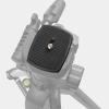 Elprico Camera Quick-Release Plate, ABS Portable Mounting Plate for Yunteng VCT668 and ST666, Black, 35 x 35 mm view 3