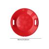 SunsoilGiant Snow Sled, Stable Handles, Portable, Durable, Cold-Resistant, Lightweight, Comfortable, Red L view 2
