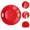 SunsoilGiant Snow Sled, Stable Handles, Portable, Durable, Cold-Resistant, Lightweight, Comfortable, Red L view 3