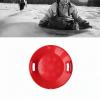 SunsoilGiant Snow Sled, Stable Handles, Portable, Durable, Cold-Resistant, Lightweight, Comfortable, Red L view 4
