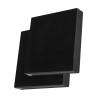Rubber Vibration-Damping Block, 120 x 120 mm Square Pad, 12–30 mm Thick, for Washers, Dryers and Treadmills, Black, 2-Pack view 1
