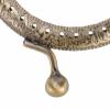 Blaihild Metal Purse Frame, Retro Kiss Lock for Handbags, Coin Purses, and Clutches, with Small Stitching Holes for Crafters, Replacement Part 6.5 cm (2.56 inches), Antique Brass view 2