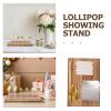 RUNROTOO Cake Pop Stand Set with 24 Holes, 100 Sticks, 100 Gift Bags and 100 Caps view 3