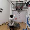 SSDDLZEQ Portable Basketball Shooting Trainer with Rebound Net view 2