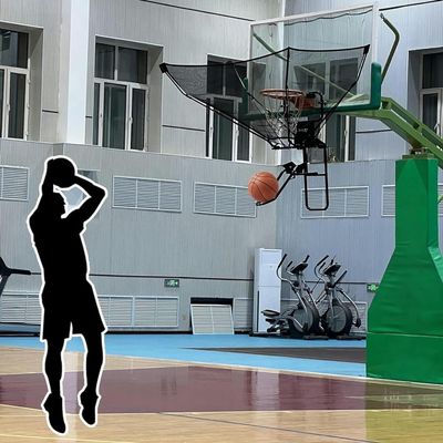 Basketball Training Return Net with 180° Rotating Chute