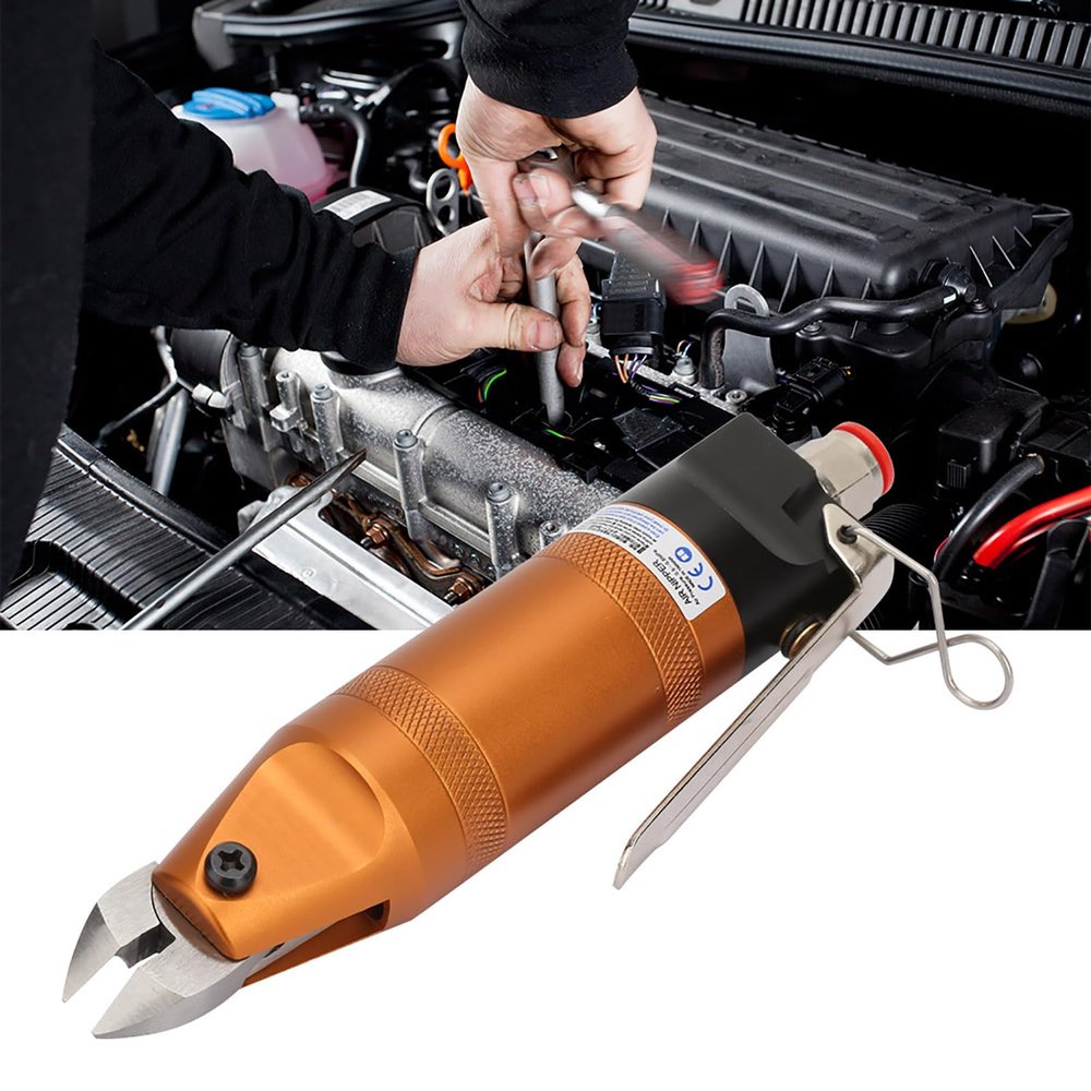 Aolidsive Pneumatic Scissors, Alloy Steel, 4.0 mm Plastic Cutting Capacity, HS10-FD3