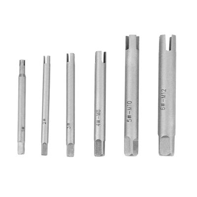 OVAQUIXI Broken Tap Extractor Set, High-Speed Steel, 10-Piece Set (6PCS)