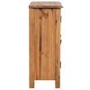 kithwjll Solid Pine Bathroom Side Cabinet, 59 x 32 x 80 cm, Vintage Style view 2