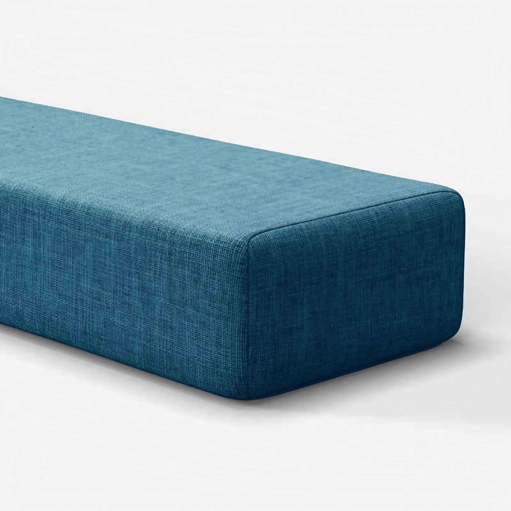 Adjustable Bed Gap Filler Pillow for Headboard, Wall & Bed, Removable Cover (B15, 120 x 10 x 1 cm)