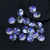 20-Piece K9 Crystal Octagon Beads, 2-Hole Faceted Glass Prism Chandelier Parts view 3