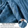Soft Armless Futon Cover with Skirt, Elastic Bottom, Washable, 119.4–149.9 cm, Small view 3