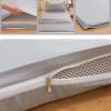 Soft Solid-Color Cotton Futon Cover with Zipper, 135 x 200 cm view 3