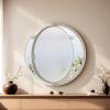Round Casement Window with Tempered Glass and Aluminum Alloy Frame, 360° Rotatable view 3