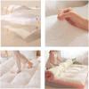 Japanese Double-Layer Futon Blanket, Cozy Lambswool, Foldable Bedding, 150 x 200 cm view 4