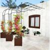 Metal Trellis for Climbing Plants, Weather-Resistant Garden Support view 2
