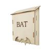 Outdoor Wooden Bat House Wildlife Habitat view 1
