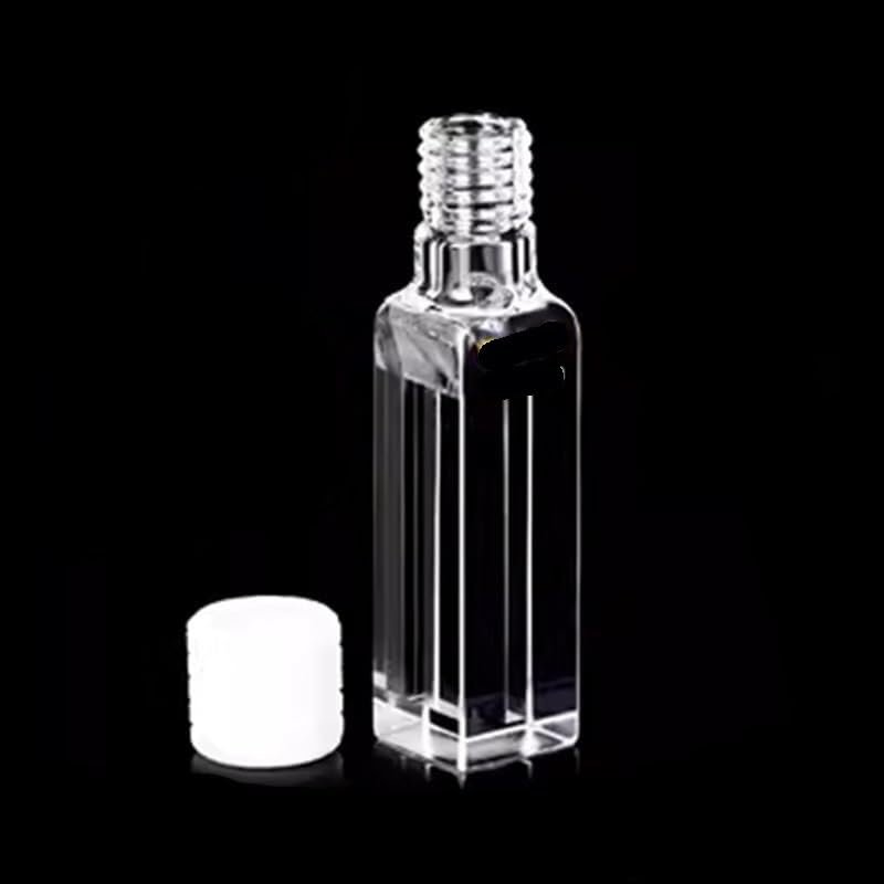 Quartz Cuvette Cell with Screw Cap, 700 µL, 10 mm Path Length, 2 mm Slit