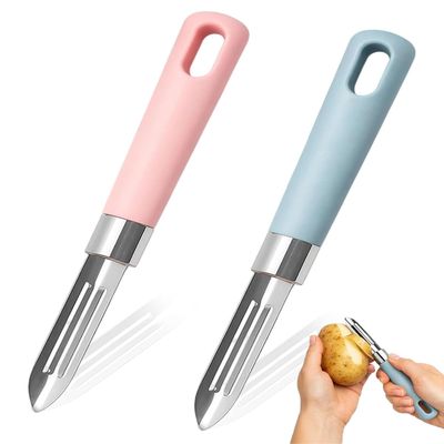 MOPZIJA 2 PCS Stainless Steel Peelers