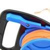 Underwater Diving Reel with 83 m Nylon Line, Stainless Steel Clip, Thumb Stopper and Sturdy Handle, Blue view 4
