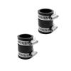Rubber Hose Reducer with Stainless Steel Clamps, Straight Pipe Connector for Water, Drainage and Ventilation Pipes, 1 pc. (160 × 175 × 100) view 2