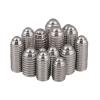 Ball Plunger Socket Set Screws, M3–M8, 10-Piece, 304 Stainless Steel (M3x6) view 2