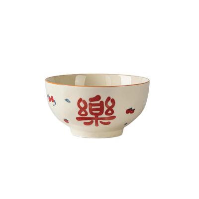 Simple Ceramic Tableware for Home, Stoneware Bowl, 15.2 cm