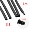 ACVACV 1 m 3:1 Dual-Wall Heat Shrink Tubing with Adhesive, 9.5 mm view 2