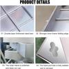 Heavy-Duty Invisible Stainless Steel Recessed Manhole Cover Frame, Silver, Multiple Sizes, 5/8 cm Height (40 x 40 x 8 cm) view 3