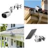Corrosion-Resistant CCTV Camera Mounting Bracket with Solar Panel Mount view 2