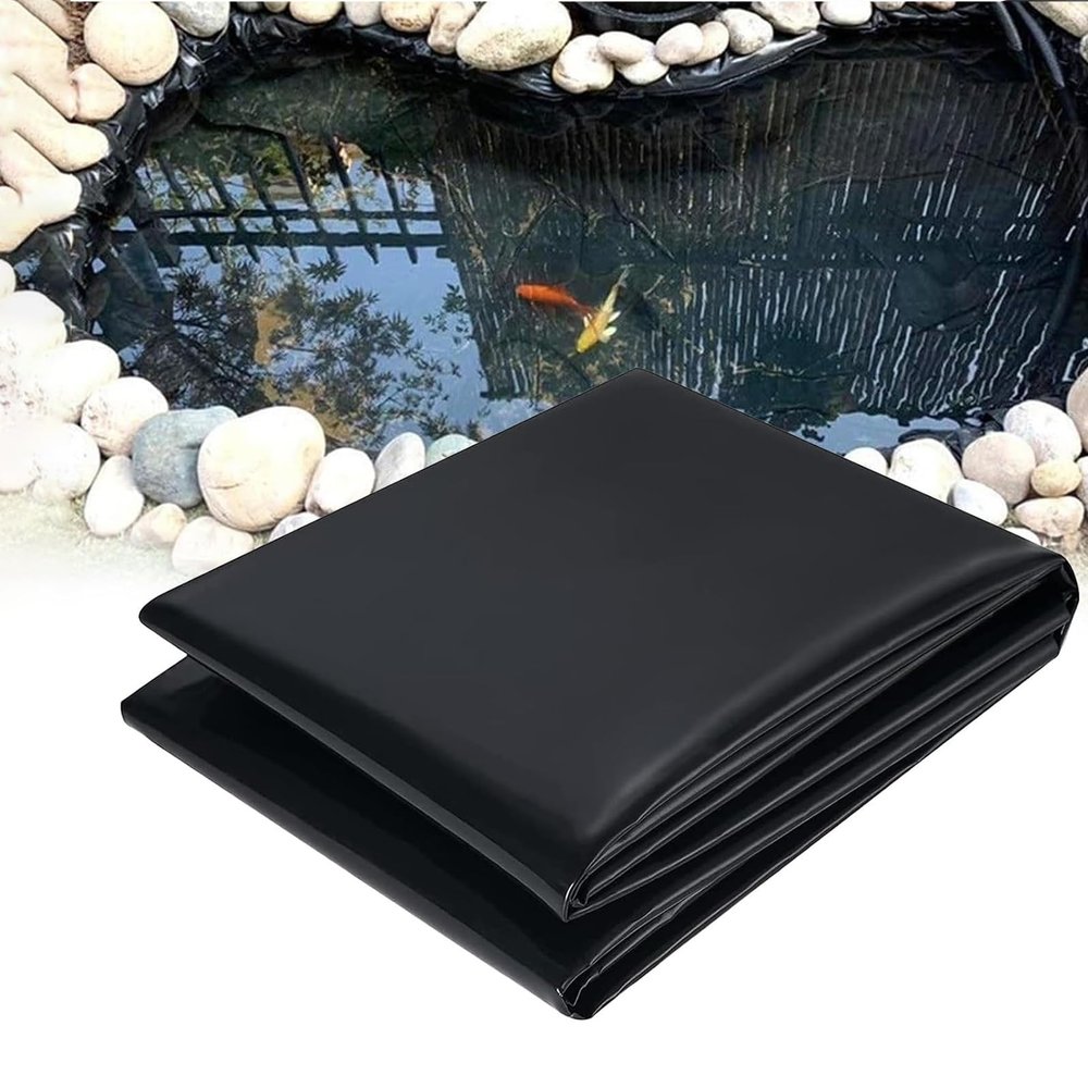 Garden Pond Liner, 6 x 6 m, 0.12 mm Thick, Waterproof, Tear-Resistant, Flexible Membrane
