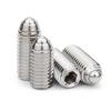 Ball Plunger Screws, 304 Stainless Steel Hex Socket Spring Ball Set, 10-Piece, Silver, Various Sizes (40 mm–M6) view 3