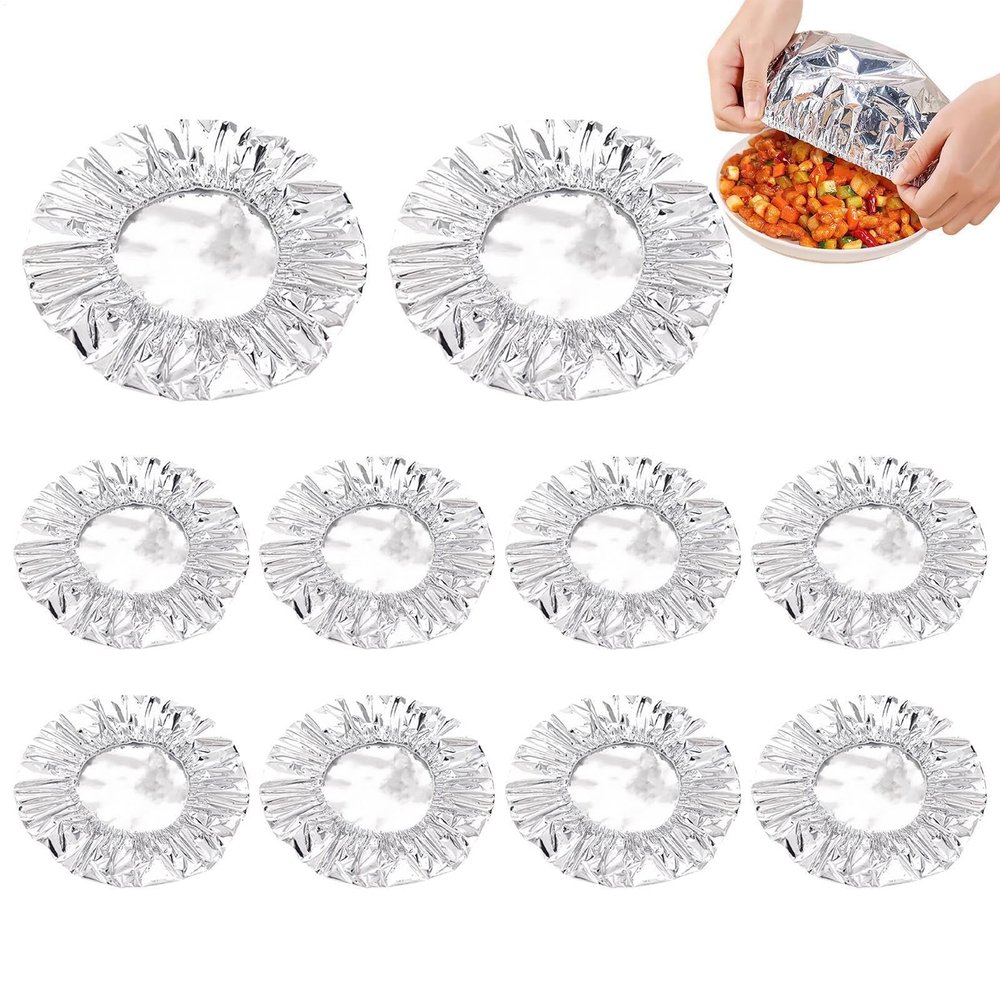 Reusable Elastic Food Covers - 10pcs